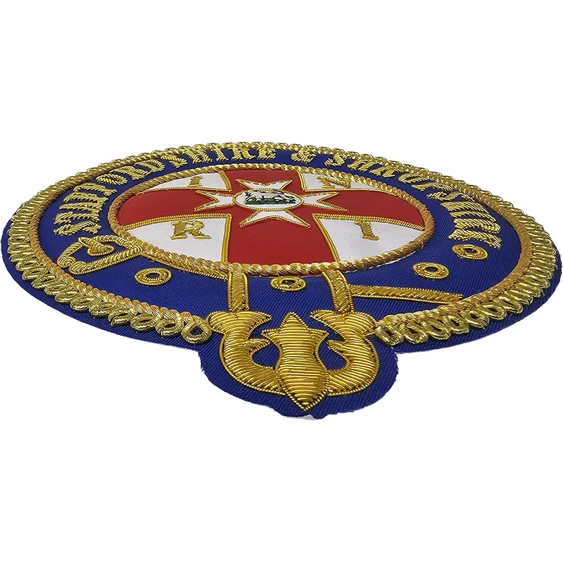 Knights Templar Provincial Mantle Badge showing thickness